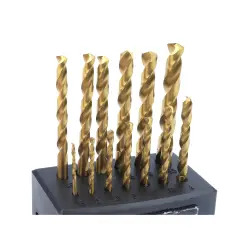 Jogo Brocas Titânio Hss 13un  Mader  Power  MADER HAND TOOLS Mader