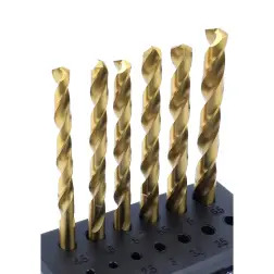 Jogo Brocas Titânio Hss 13un  Mader  Power  MADER HAND TOOLS Mader