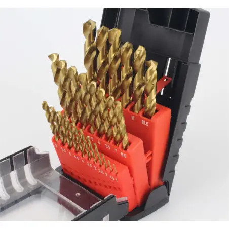 Jogo Brocas Titânio Hss 25un  Mader  Power To MADER HARDWARE Mader