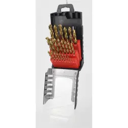 Jogo Brocas Titânio Hss 25un  Mader  Power To MADER HARDWARE Mader