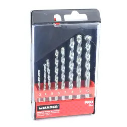 Jogo Brocas Profissional Ponta Diamante Par MADER HAND TOOLS Mader