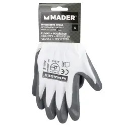 Luvas De Proteção Poliéster + Nitrilo S  Mader  MADER PROTEC #1 - 1350200297