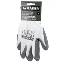 Luvas De Proteção Poliéster + Nitrilo L  Made MADER HARDWARE #1 - 1350200299