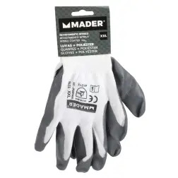 Luvas De Proteção Poliéster + Nitrilo Xxl  Ma MADER HARDWARE #2 - 1350200301