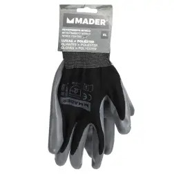 Luvas De Proteção Poliéster + Nitrilo Xl  Mad MADER HARDWARE - 1350200305