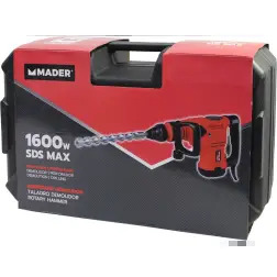 Martelo Demolidor 2 Funções 1600w Sds Max  MADER POWER TOOLS - 1220040077