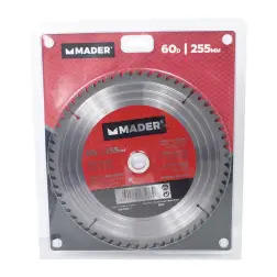 Disco Tungsténio Corte Madeira 255mm 60d   MADER POWER TOOLS - 1230150041