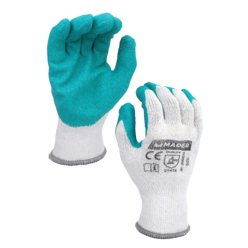 Luvas Proteção Revestimento Latex L  Made MADER GARDEN TOOLS