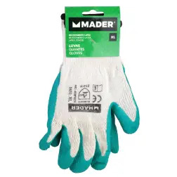 Luvas Proteção Poliéster + Latex Xl  Made MADER GARDEN TOOLS - 1231160004
