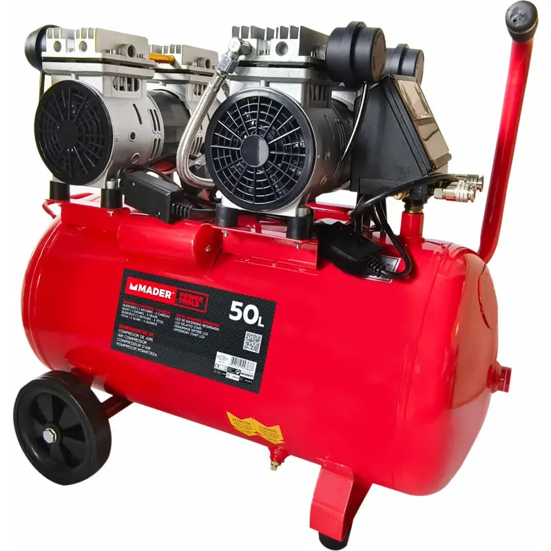 Compressor De Ar Monobloco 50l 4hp 4 Cabeç MADER POWER TOOLS