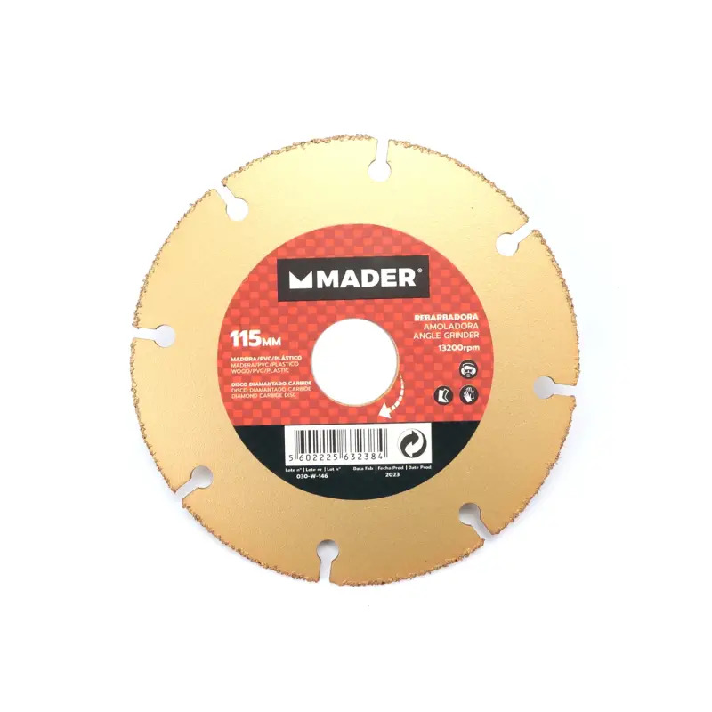Disco Diamantado Carbide 115mm  Mader  Pow MADER POWER TOOLS