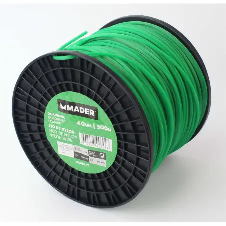 Fio De Nylon Quadrado 4mm 300m  Mader  Ga MADER GARDEN TOOLS - 1280070050
