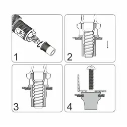 Alicate Rebitar Porcas 360mm 78un  Mader  H MADER HAND TOOLS - 1250040021