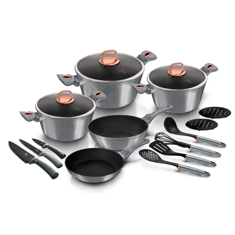 Trem De Cozinha 17 Pcs Moonlight Collection Berlinger Haus