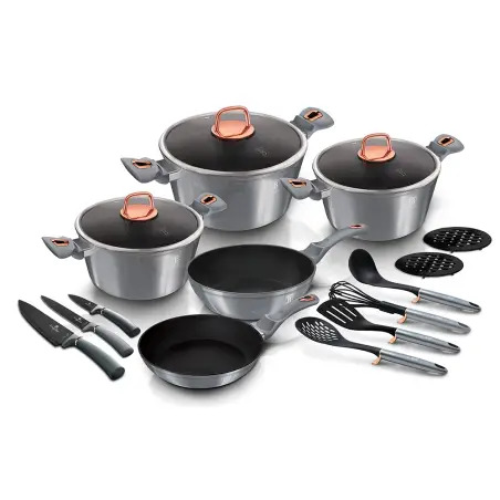 Trem De Cozinha 17 Pcs Moonlight Collection Berlinger Haus - 1150270045