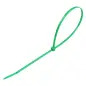 Abraçadeira Verde Plástica 5.5x400mm 100un  saurium
