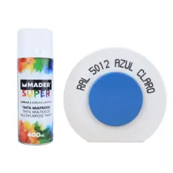 Tinta Spray Acrílico Ref. 5012 Azul Claro Mader Home Tool - 1370110191