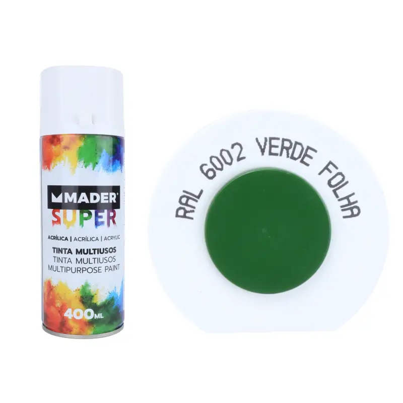 Tinta Spray Acrílico Ref. 6002 Verde Folha Mader Home Too