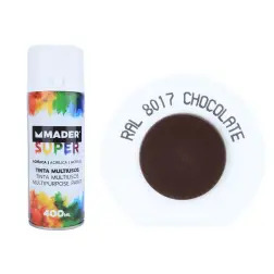 Tinta Spray Acrílico Ref. 8017 Chocolate  Mader  Home Tools - 1370110193
