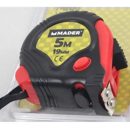 Fita Métrica 5mx19mm 3 Travões  Mader  Hand MADER HAND TOOLS - 1250700057