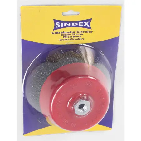 Catrabucha Tipo Taça Ø 150mm M14 Aço  Sindex SINDEX - 1230350068