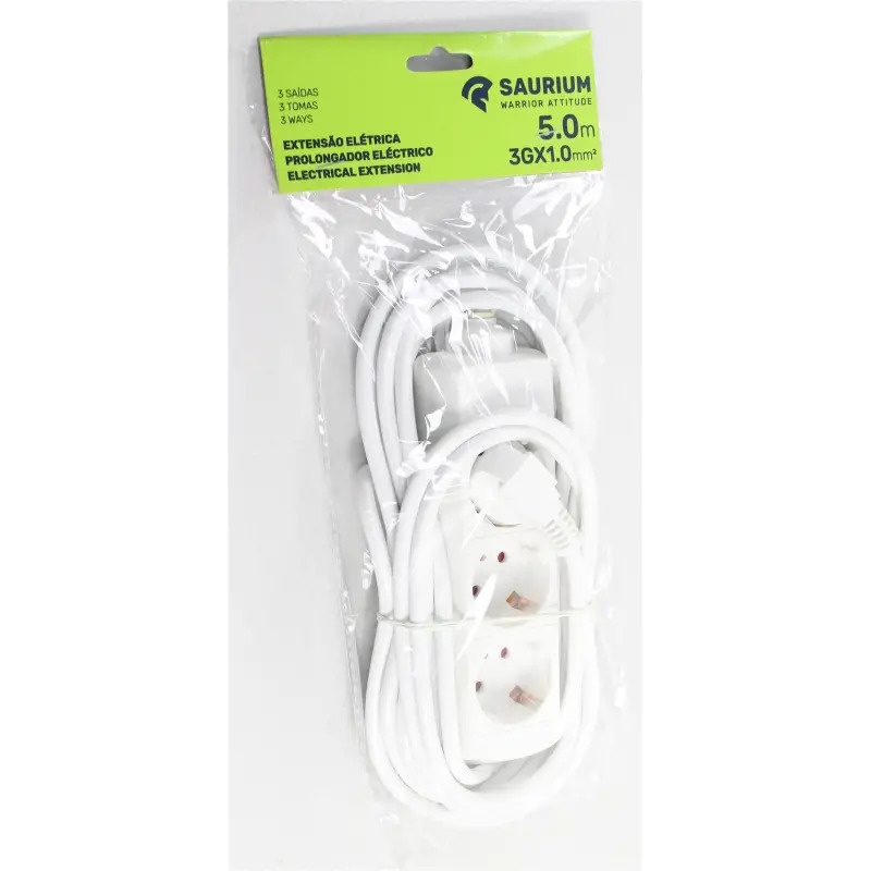 Extensão Eléctrica 5mx1mm  saurium