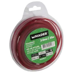 Fio De Nylon Quadrado 3mm 25m  Mader  Gar MADER GARDEN TOOLS - 1280070041