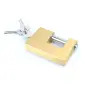 Cadeado Latão 90mm  Mader  Hardware MADER HARDWARE