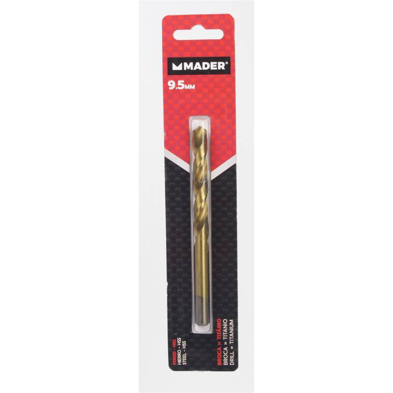 Broca Hss Para Metais Titânio 9.5mm  Mader  P MADER HARDWARE