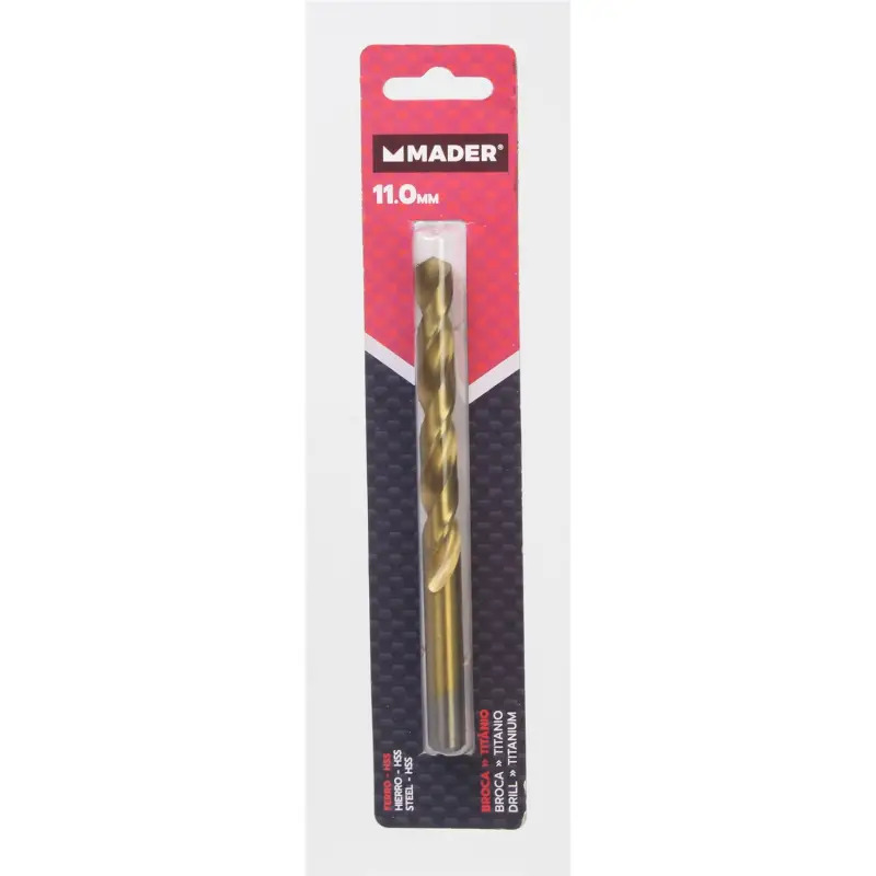 Broca Hss Para Metais Titânio 11mm  Mader  Power T MADER FIX