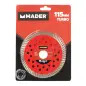 Disco Diamante Turbo 115mm  Mader  Power T MADER POWER TOOLS