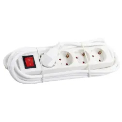 Extensão Elétrica Com Interruptor 4 Tomadas MADER HOME TOOLS - 1330060110