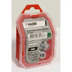 Parafuso Cabeça Sextavada Com Porca  M8x12mm  MADER HARDWARE - 132058041