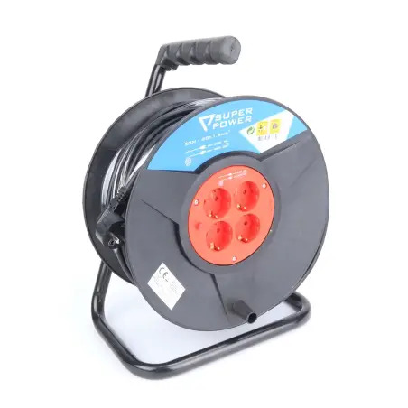 Extensão Elétrica Com Enrolador 50m 3g X 15mm²   SUPER POWER - 1330060094