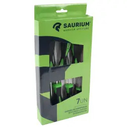 Chaves De Parafusos Ponta Magnética Chrome Vanadium  SAURIUM - 1250140089