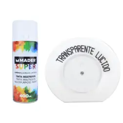 Tinta Spray Acrílico Transparente Lúcido Mader Home Tools - 1370110177