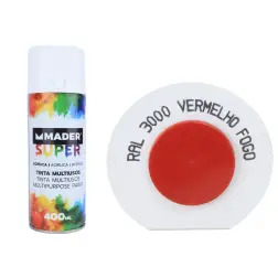 Tinta Spray Acrílico Ref. 3000 Vermelho Fogo  Mader  Home T - 1370110180