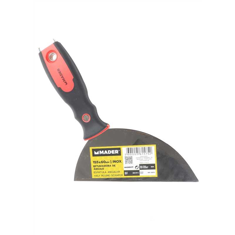 Betumadeira Angular Inox 155x60mm Mader H MADER HAND TOOLS