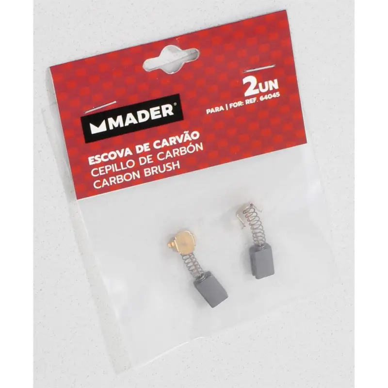Escova Carvão Para Rebarbadora 64045  Made MADER POWER TOOLS