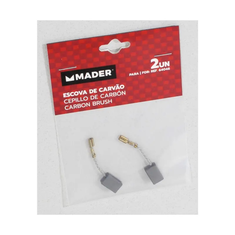 Escova Carvão Para Rebarbadora 64046  Made MADER POWER TOOLS