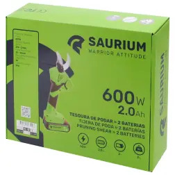 Tesoura De Podar Bateria 21v 2.0ah   Saurium SAURIUM - 1520130136
