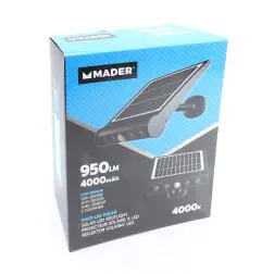 Foco Led 700  950 Lm Painel Solar  Mader  H MADER HOME TOOLS #7 - 1330140088