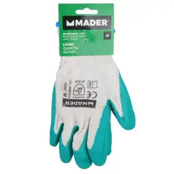 Luvas Proteção Revestimento Latex M  Made MADER GARDEN TOOLS - 1231160014