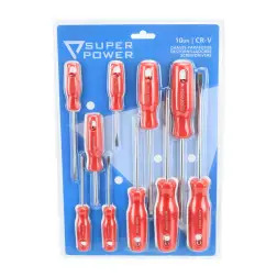 Chaves Parafusos Crv 10un Magnética   Super Powe SUPER POWER #2 - 1250140095