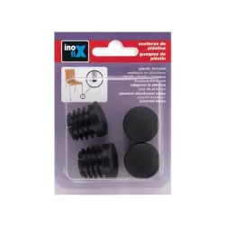 Taco Redondo Preto kit4 25mm Inofix