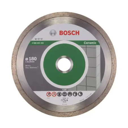 Disco Standard Cerâmica 180x22,23x1,6x7mm 2608602204 Bosch - 1230170161