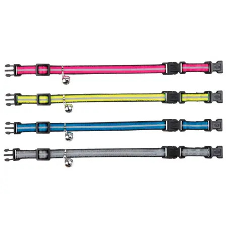 Coleira Nylon Elástica Patinhas para Gato 41673 Trixie - 1040080275