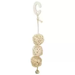 Bolas Em Vime C/ Sino P/ Aves 24 Cm Trixie - 1040060579
