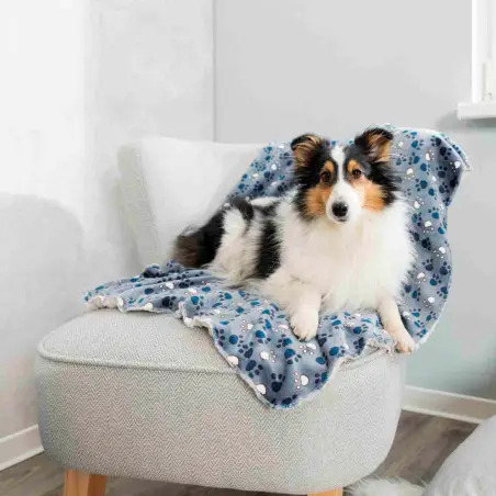 Manta "tammy" 150x100 Cm azul/bege Trixie - 1040310056