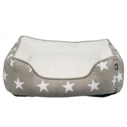 Cama Stars Caqui Branco 80x65cm para Cão Trixie - 1040070124